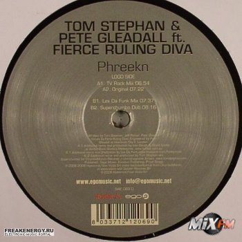 Tom Stephan & Pete Gleadall Vs. Fierce Ruling Diva - Phreekn Promo CDR