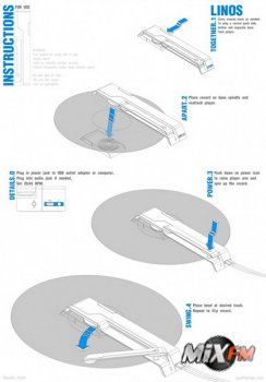 Виниловый USB-плеер Linos